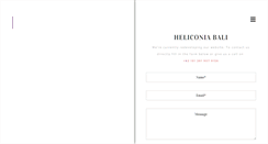 Desktop Screenshot of heliconia-bali.com